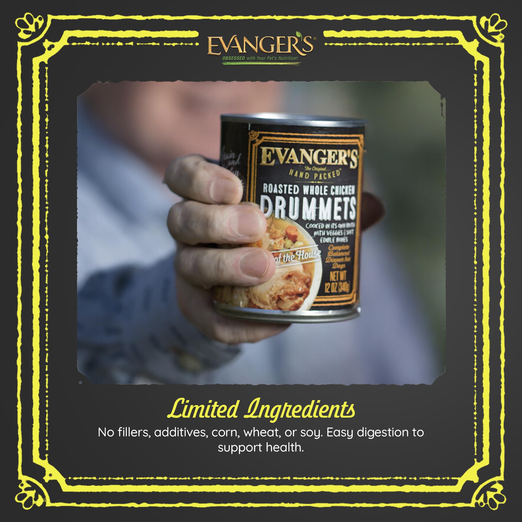 Evanger's Heritage Classics – bouillon riche en goût, texture humide et agréable.