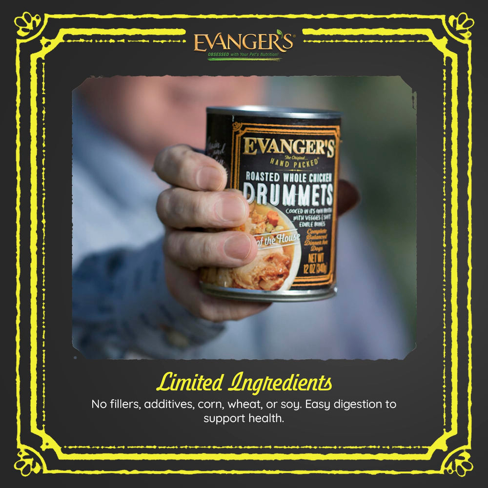 Evanger's Heritage Classics – bouillon riche en goût, texture humide et agréable.