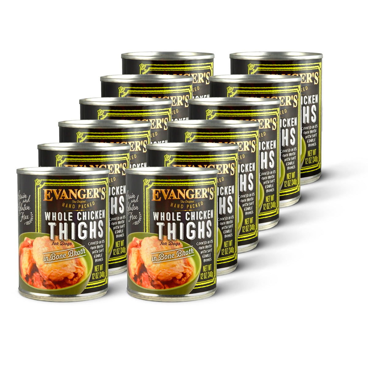 Evanger's Heritage Classics – poulet entier dans bouillon, hydratation naturelle et goût riche.