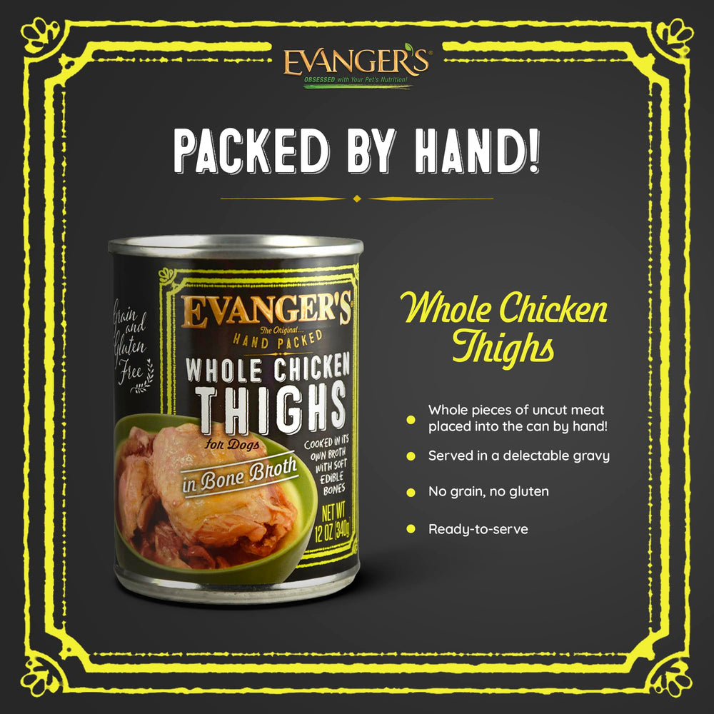 Evanger's Heritage Classics – protéine unique de poulet, idéale pour varier les repas.