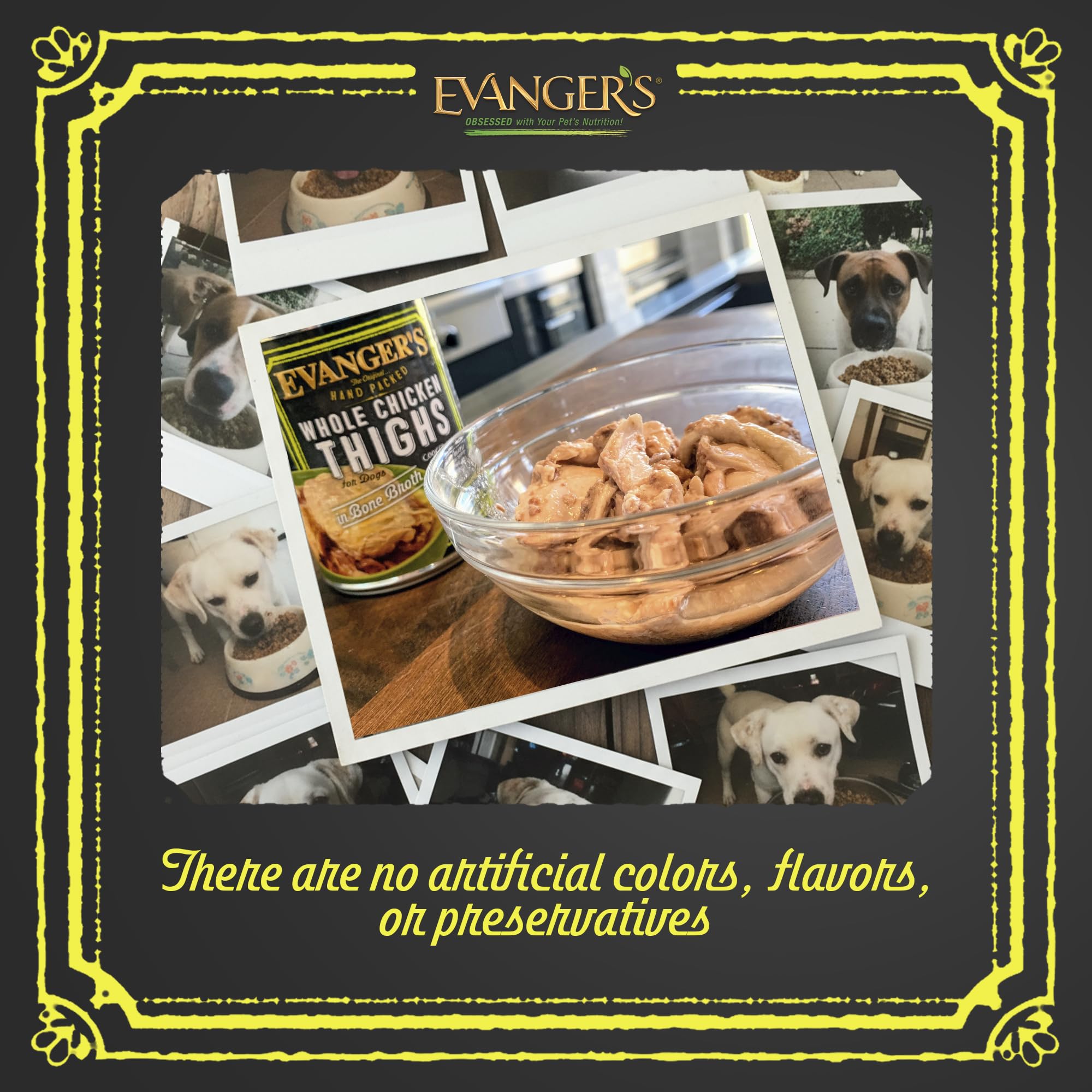 Evanger's Heritage Classics – sans gluten et sans céréales, repas plus léger.