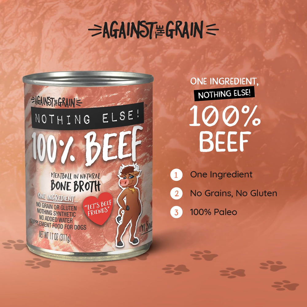Evanger's Nothing Else conserve boeuf 100, pratique pour repas uniques et rotation protéique.