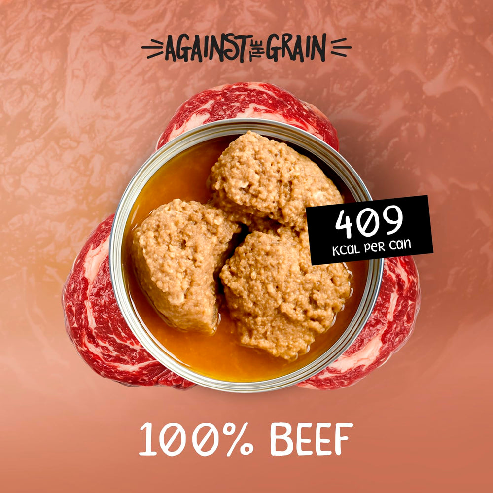Conserve sans gluten Evanger's Nothing Else boeuf sans gluten et sans céréales.