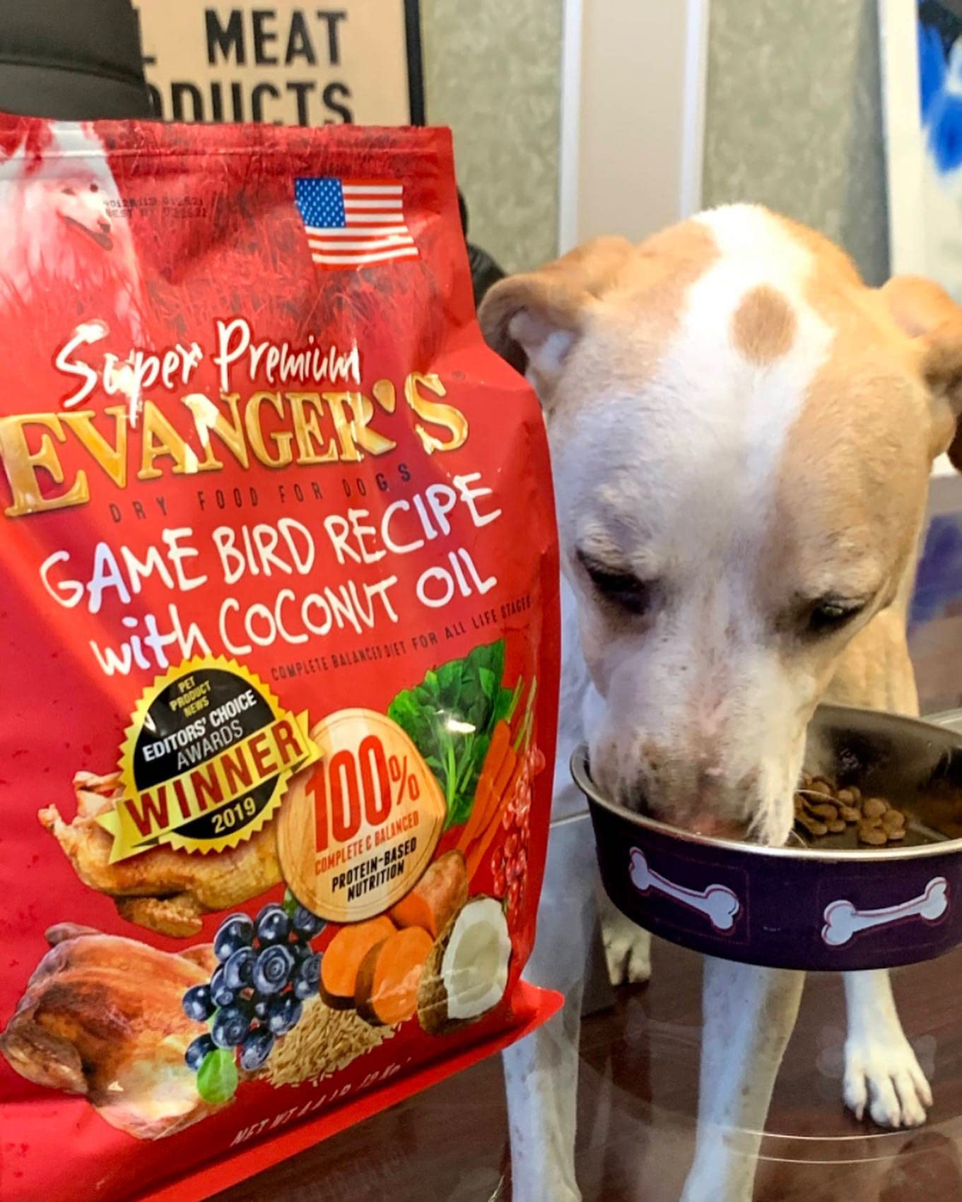 Evanger’s sans additifs artificiels, alimentation naturelle et pure.