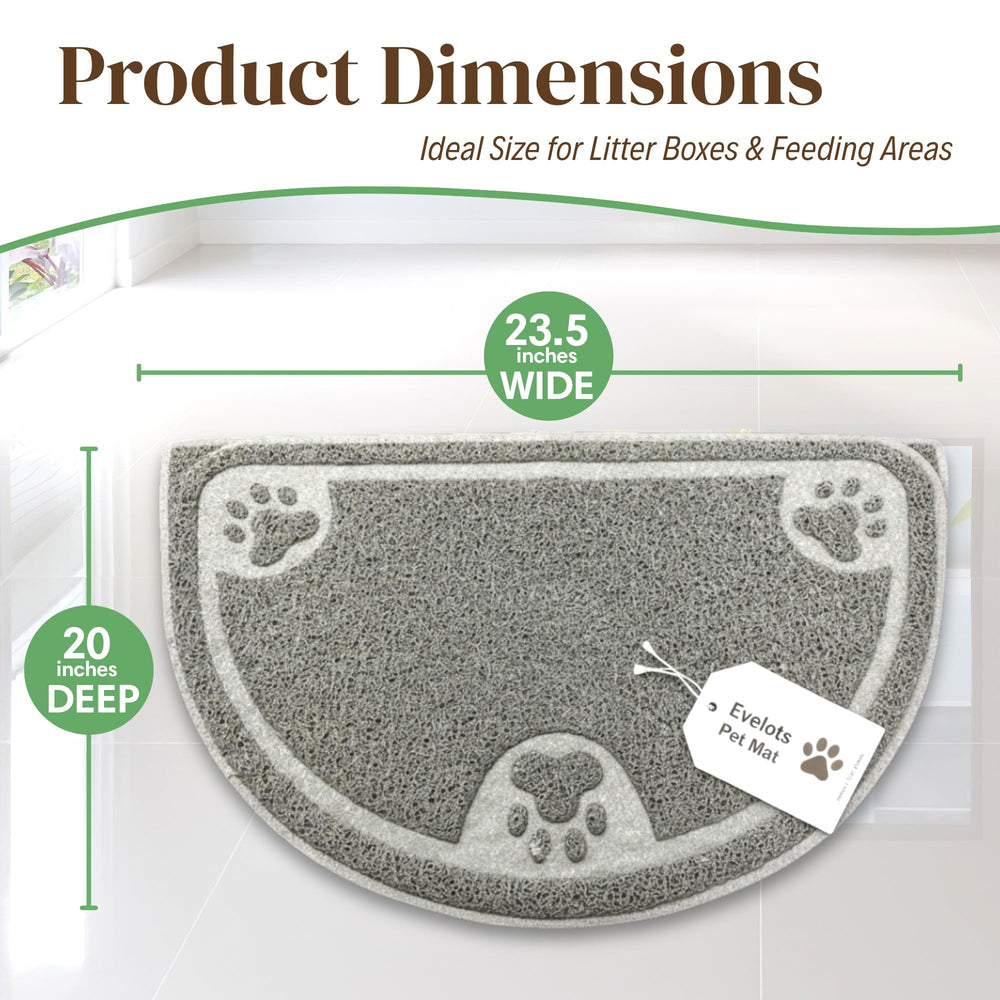 Evelots Tapis Litière Chat lavage en machine, entretien pratique