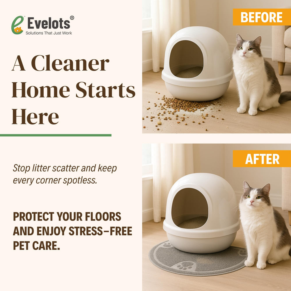 Evelots tapis-litiere-impermeable-sol: protège les sols des liquides.