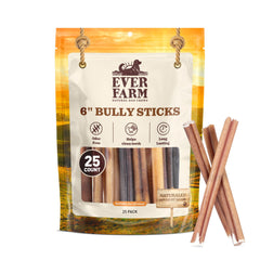 Ever Farm bully-stick 6pouces pack 25: entretien dentaire et plaisir durable.