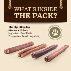 Ever Farm bully-stick vue rapprochée: texture naturelle pour la mastication.