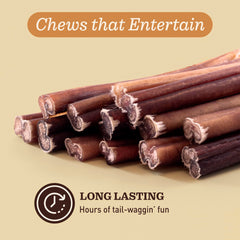 Ever Farm bully-stick sans odeur: option propre pour les chiens sensibles.