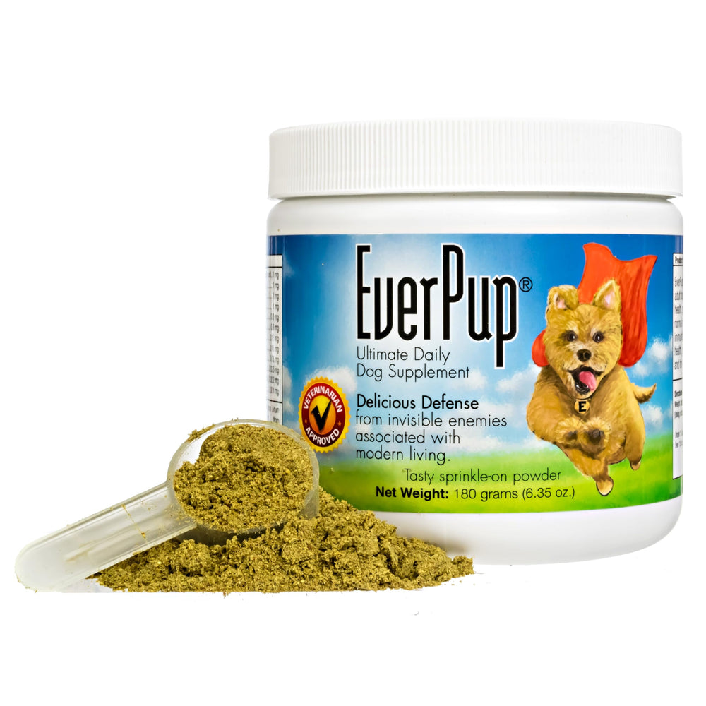 Poudre EverPup dosage – format facile à doser dans l’alimentation.