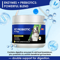 EVHH Probiotiques pour chiens – immunité et équilibre intestinal.