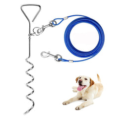 Evilplan câble-attache-chien 40ft: liberté et sécurité en extérieur.