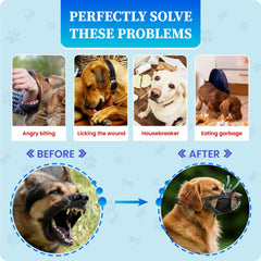 Évollax Muzzle Petit Chien utilisé en toilettage pour une sécurité accrue.
