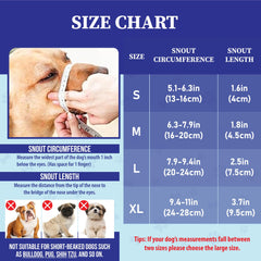 Evollax muselière pour chien petit, sangles ajustables assurant un ajustement sûr.