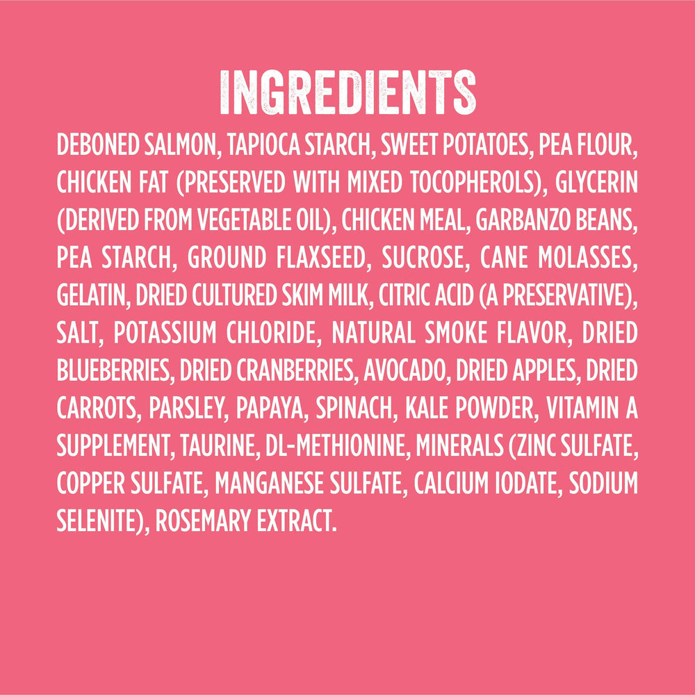 Evolve absence de farine: ingredients simples et naturels.