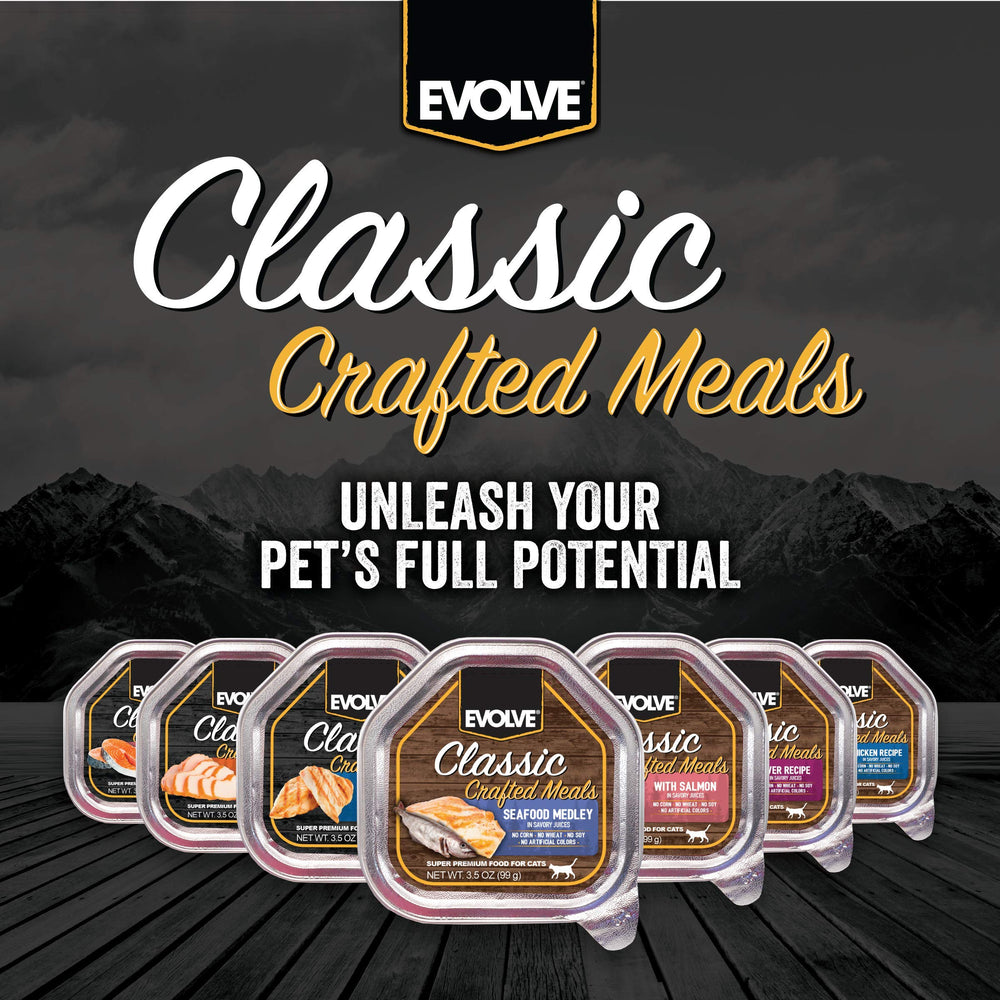 Portions individuelles Evolve venaison, pratique pour rationnement quotidien.