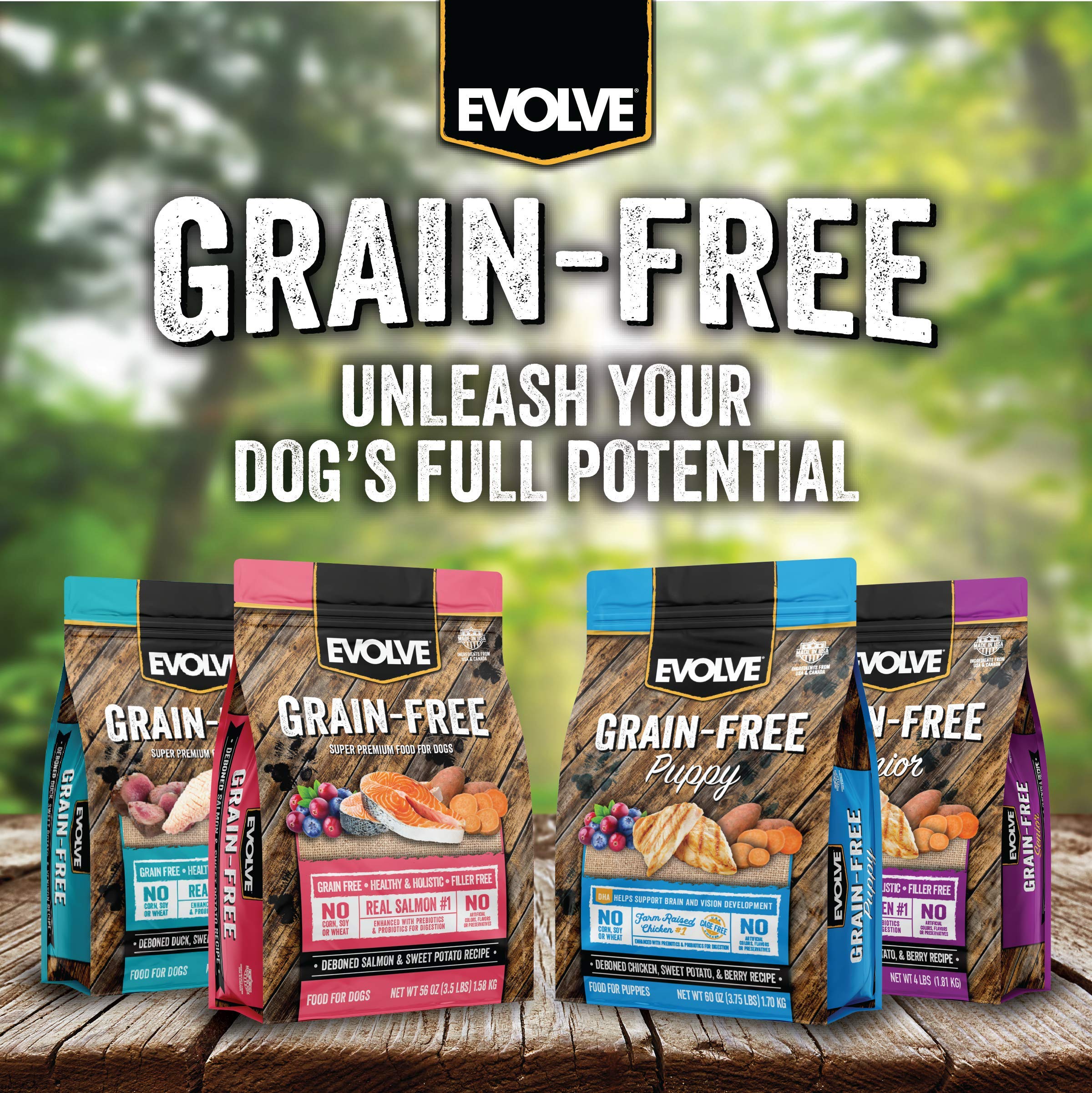 Qualite naturelle Evolve Dinde: ingredients simples et naturel
