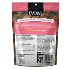 Evolve saumon-patates-douces-morceau-saumon: bouchée moelleuse au saumon comme ingrédient principal.