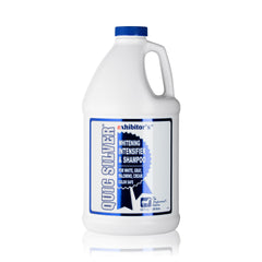 Exhibitor's Quic Silver Shampoo : bouteille violette, lavage doux et régulier.