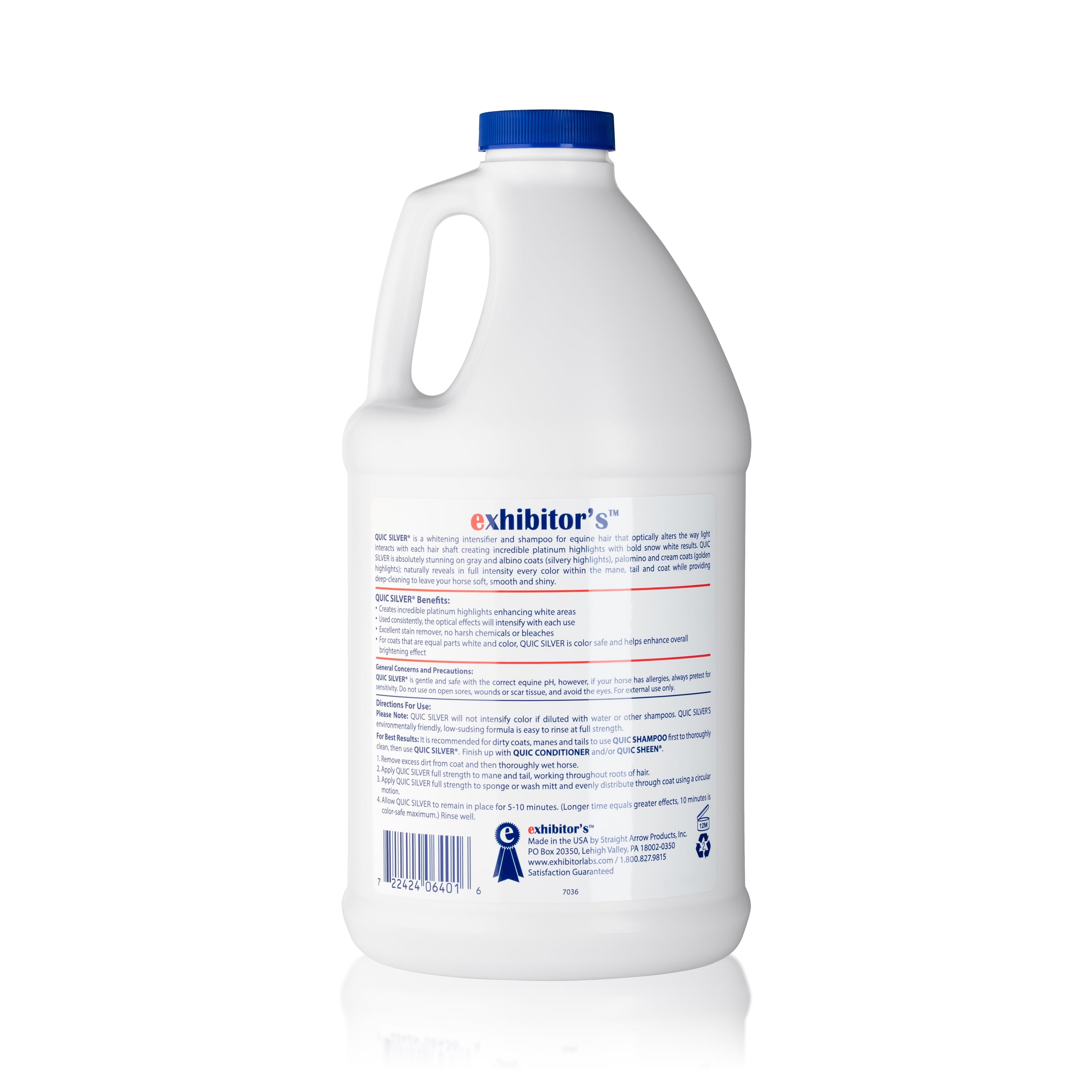Exhibitor's Quic Silver Shampoo : crinière et queue brillantes avec reflets platinés.