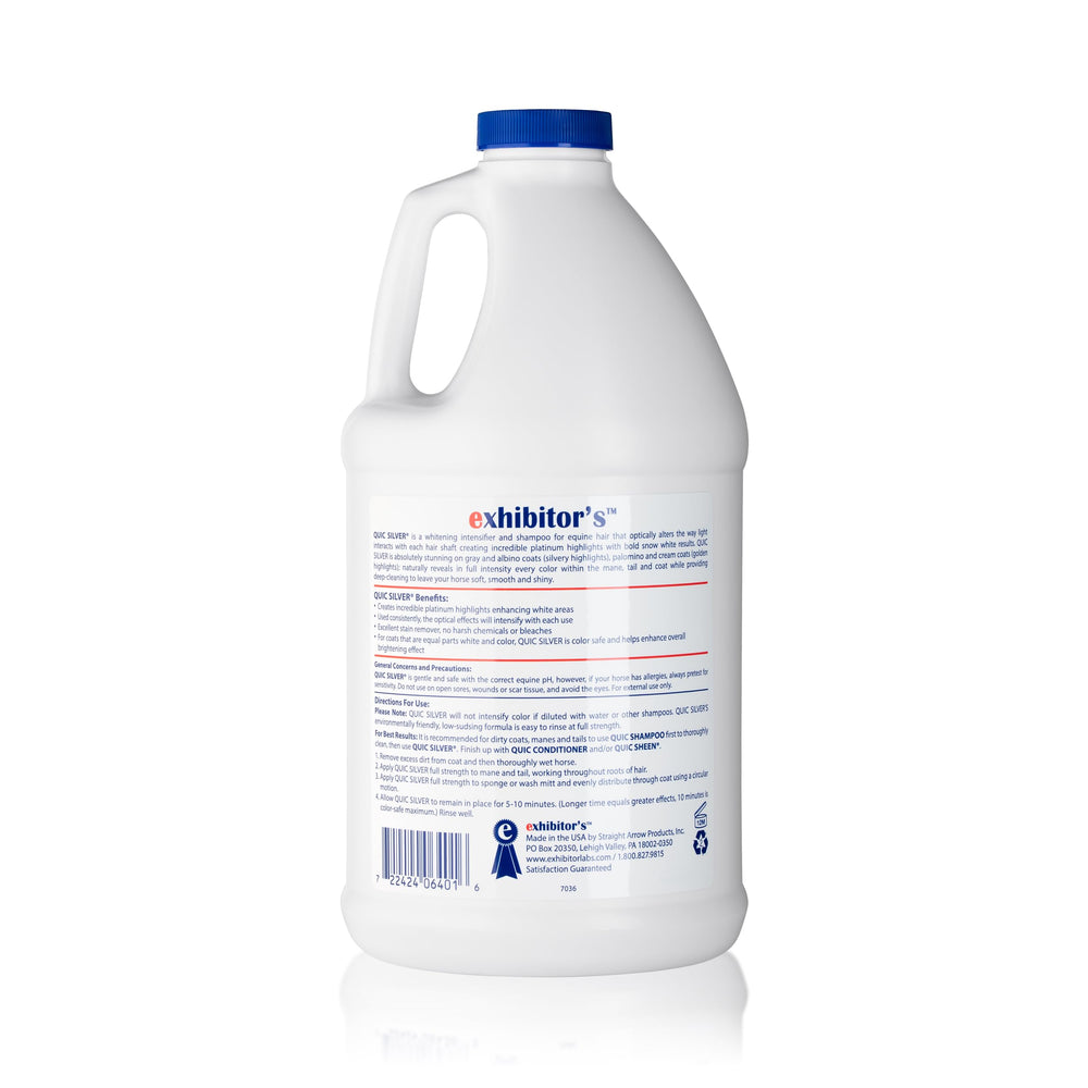 Exhibitor's Quic Silver Shampoo : crinière et queue brillantes avec reflets platinés.