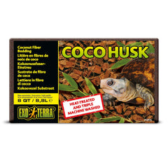 Exo Terra brique fibre noix de coco : substrat naturel qui retient l'humidité.