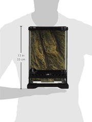 Exo Terra Glass Nano Terrarium, ventilation-haut amovible pour nettoyage et décoration.