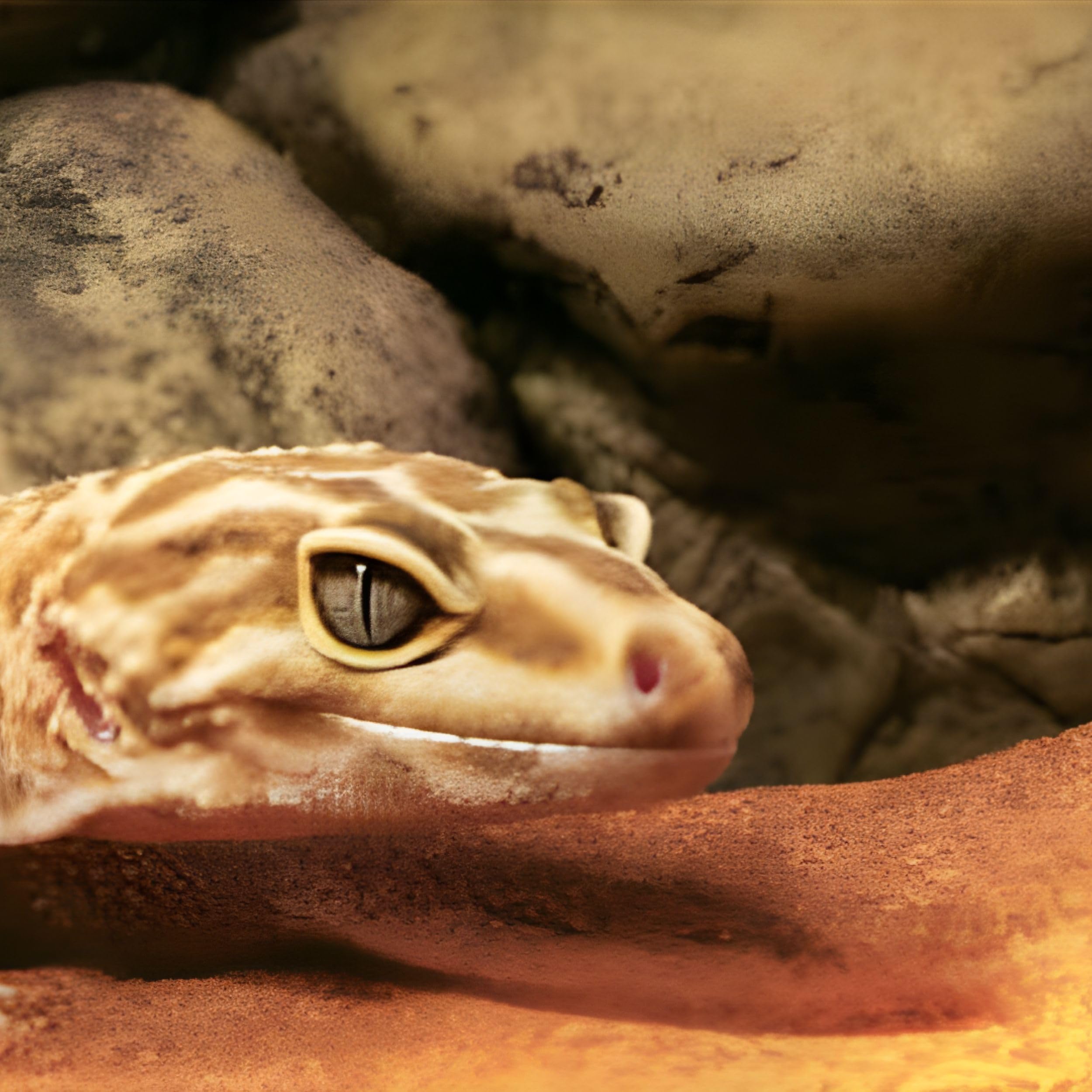 Exo Terra Reptile Den Extra Large, design discret qui s’intègre au décor du terrarium.