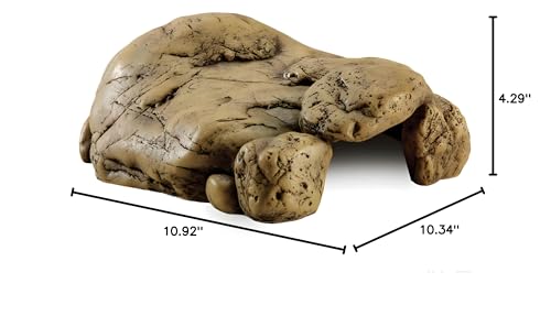 Exo Terra Reptile Den Extra Large, installation simple dans le terrarium pour un abri fiable.