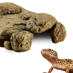 Exo Terra Reptile Den Extra Large, refuge sécurisant pour reptile et réduction du stress potentielle.