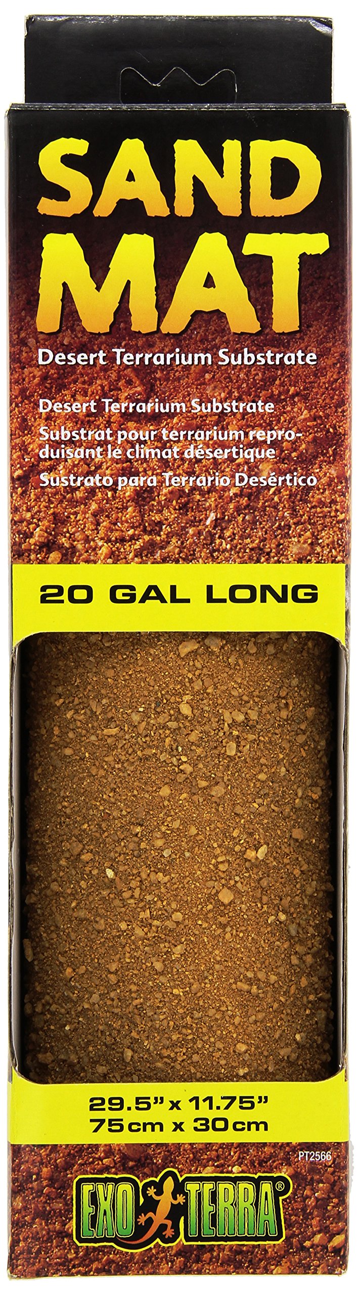 Exo Terra Tapis Sable pour terrarium 20-Gallon, surface propre et confortable.