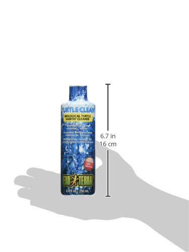 Exo Terra nettoyant biologique — eau propre et conditions sûres pour la tortue.
