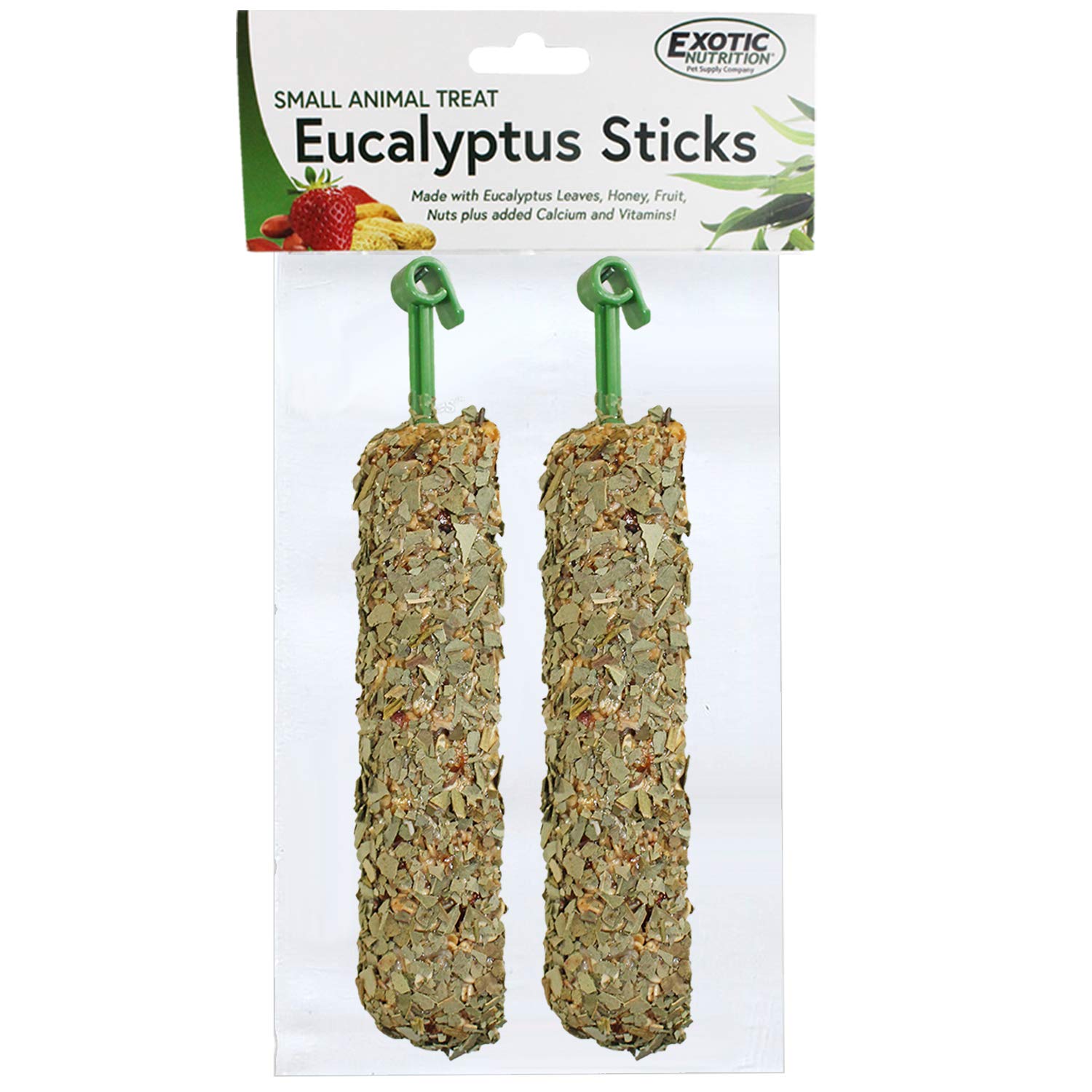 Exotic Nutrition batonnet-eucalyptus-feuilles-sechees – friandise naturelle favorisant l'enrichissement comportemental