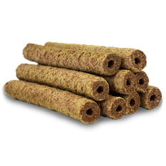 Détail des sticks Apple & Oat Puff Sticks pour inspection et authenticité.