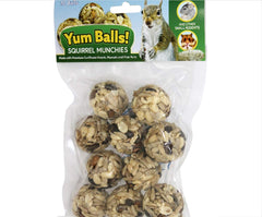Exotic Nutrition Boules Yum – friandise naturelle pour écureuils, stimulation et plaisir