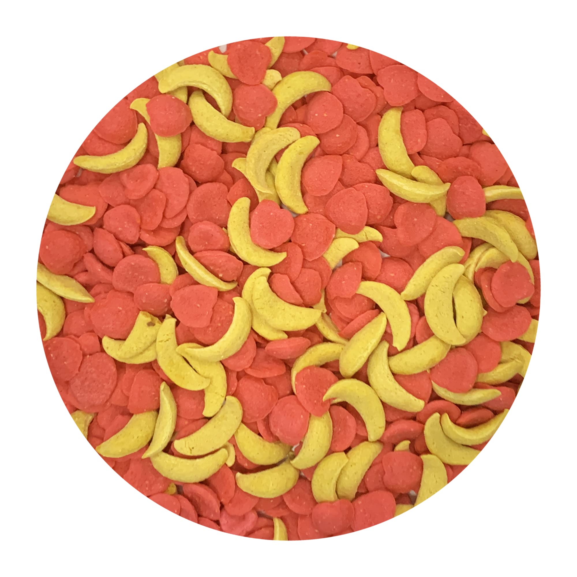 Exotic Nutrition Crunchez pommes et bananes, collation ludique intégrée dans un jouet.
