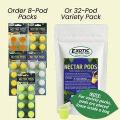 Exotic Nutrition – ensemble 8 portions, pratique pour divers animaux.