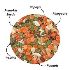 Exotic Nutrition Fruit et Noix Mélange – morceaux de fruits faciles à partager.
