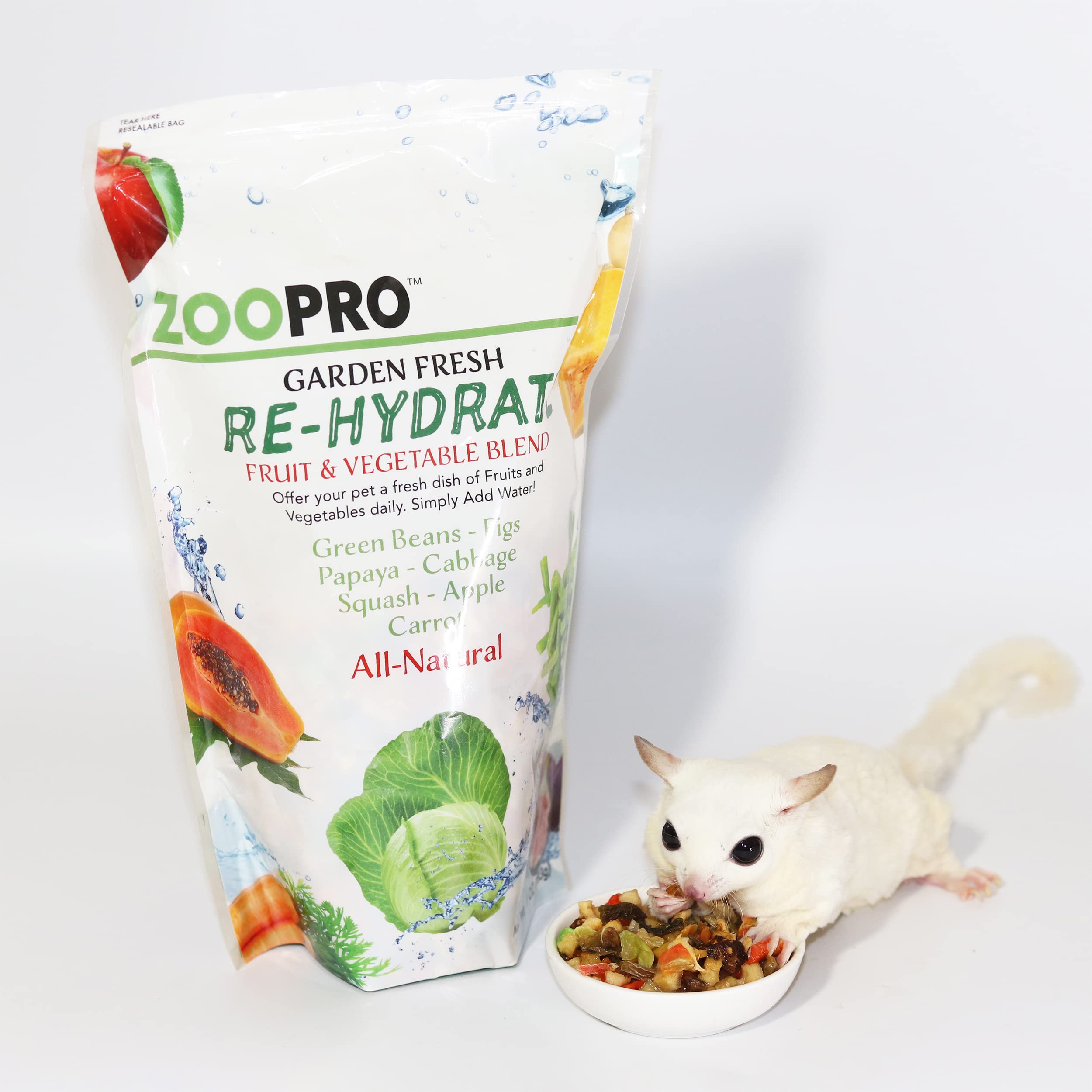 Exotic Nutrition Garden Fresh Rehydrate : ajouter de l eau pour une texture fraîche.