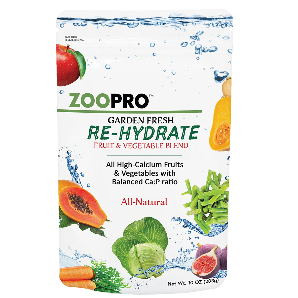Exotic Nutrition Garden Fresh Rehydrate : fruits et legumes variés pour petits animaux.