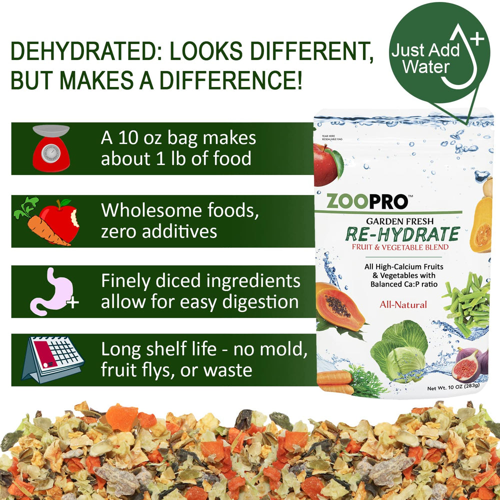 Exotic Nutrition Garden Fresh Rehydrate : sachet de 10 oz prêt à l emploi.
