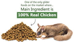 Glider Essential Exotic Nutrition sans agents de remplissage, qualité naturelle.