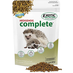Exotic Nutrition Hedgehog Complete – pellets riches en protéines pour soutenir la croissance du hérisson