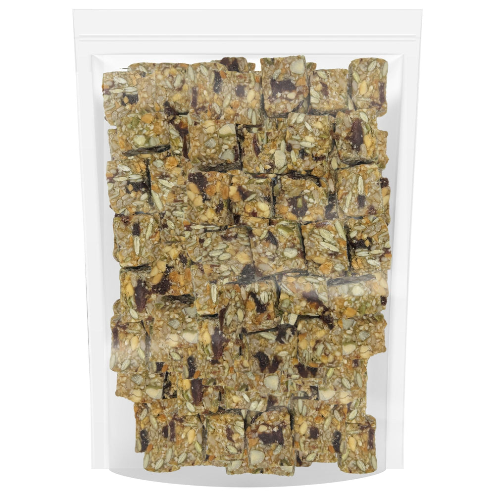 Exotic Nutrition blocs ingrédients – graines et noix naturelles.