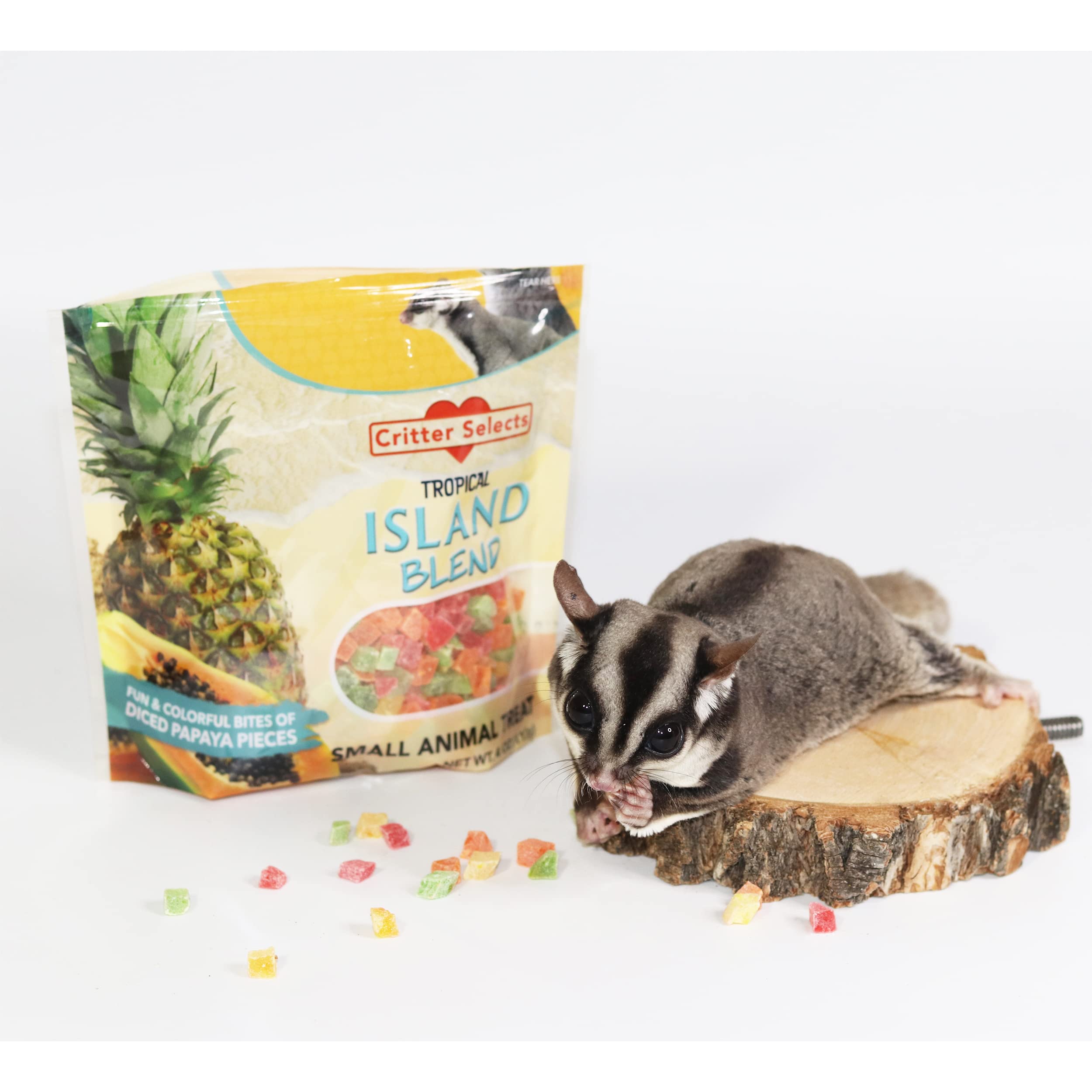Exotic Nutrition Island Blend – morceaux de papaye séchée pour varier l’alimentation