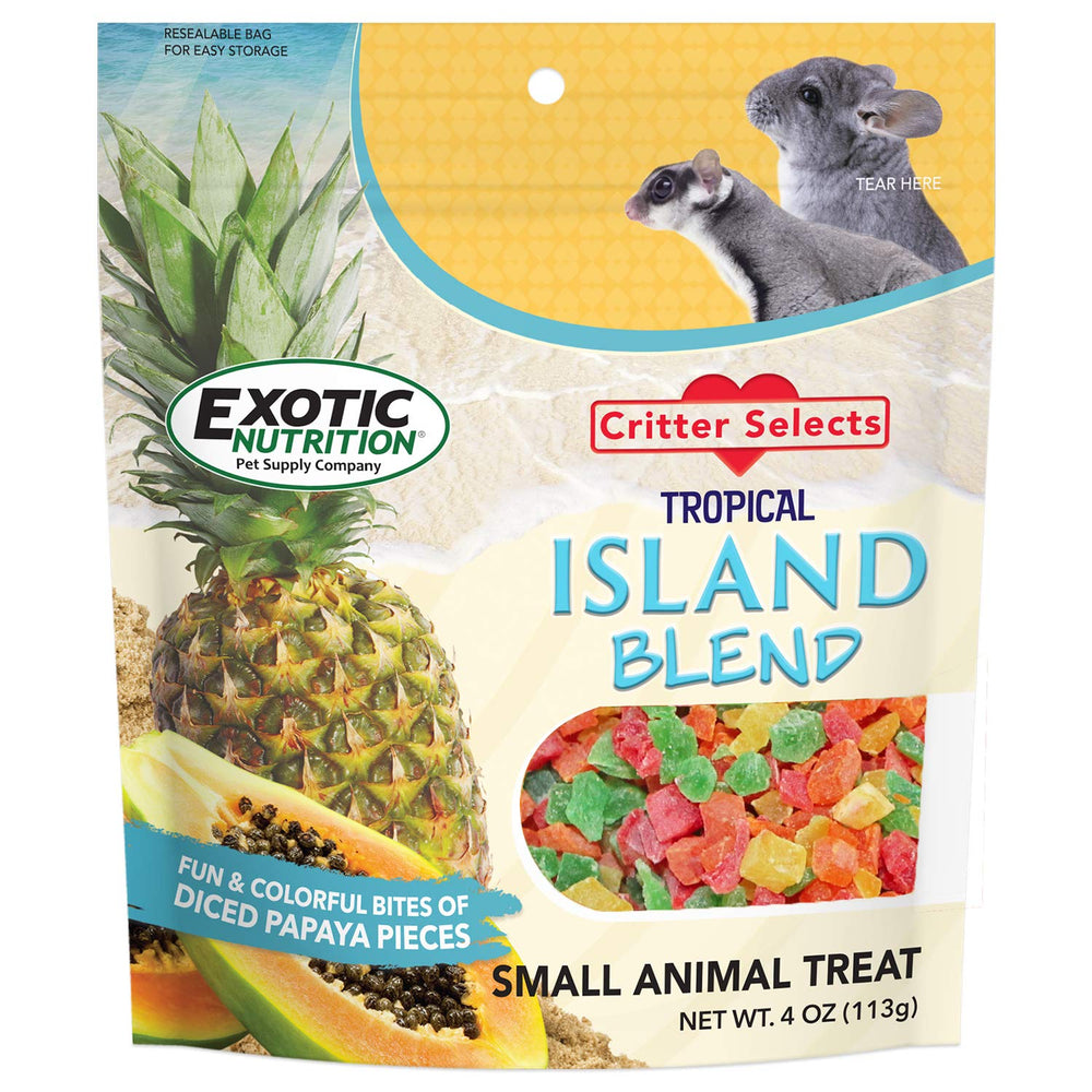 Island Blend d’Exotic Nutrition servi dans un bol, enrichment et plaisir