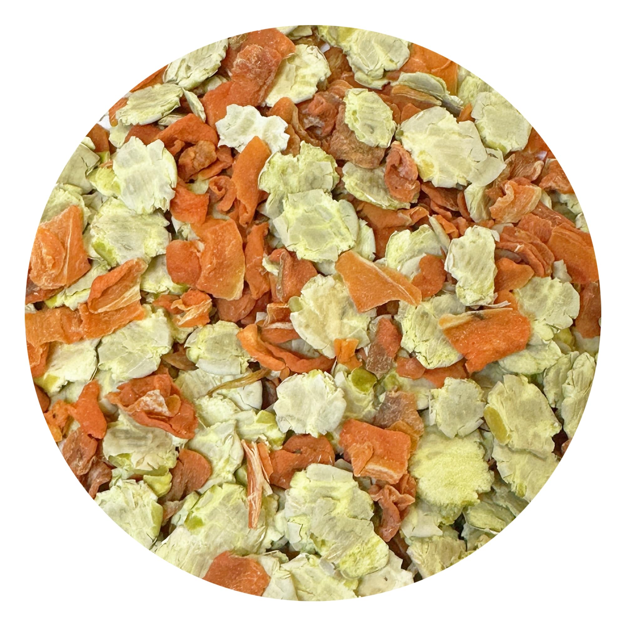 Mélange de légumes séchés Exotic Nutrition, pois et carottes, variété nutritive.