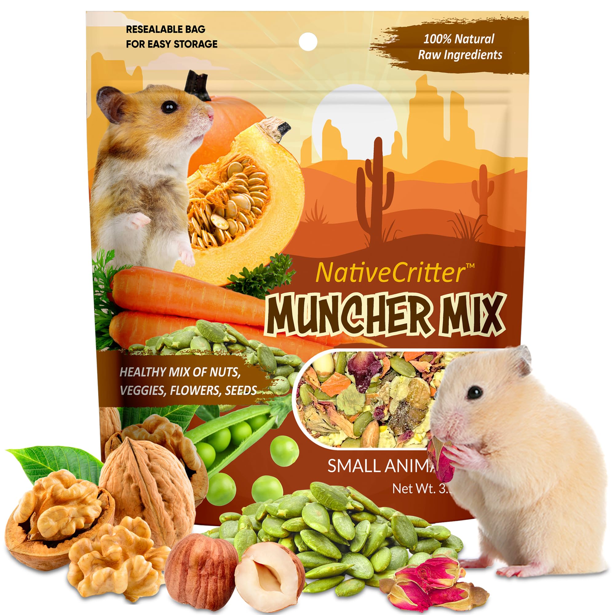 Flocons de pois verts dans Exotic Nutrition Muncher Mix source de fibres