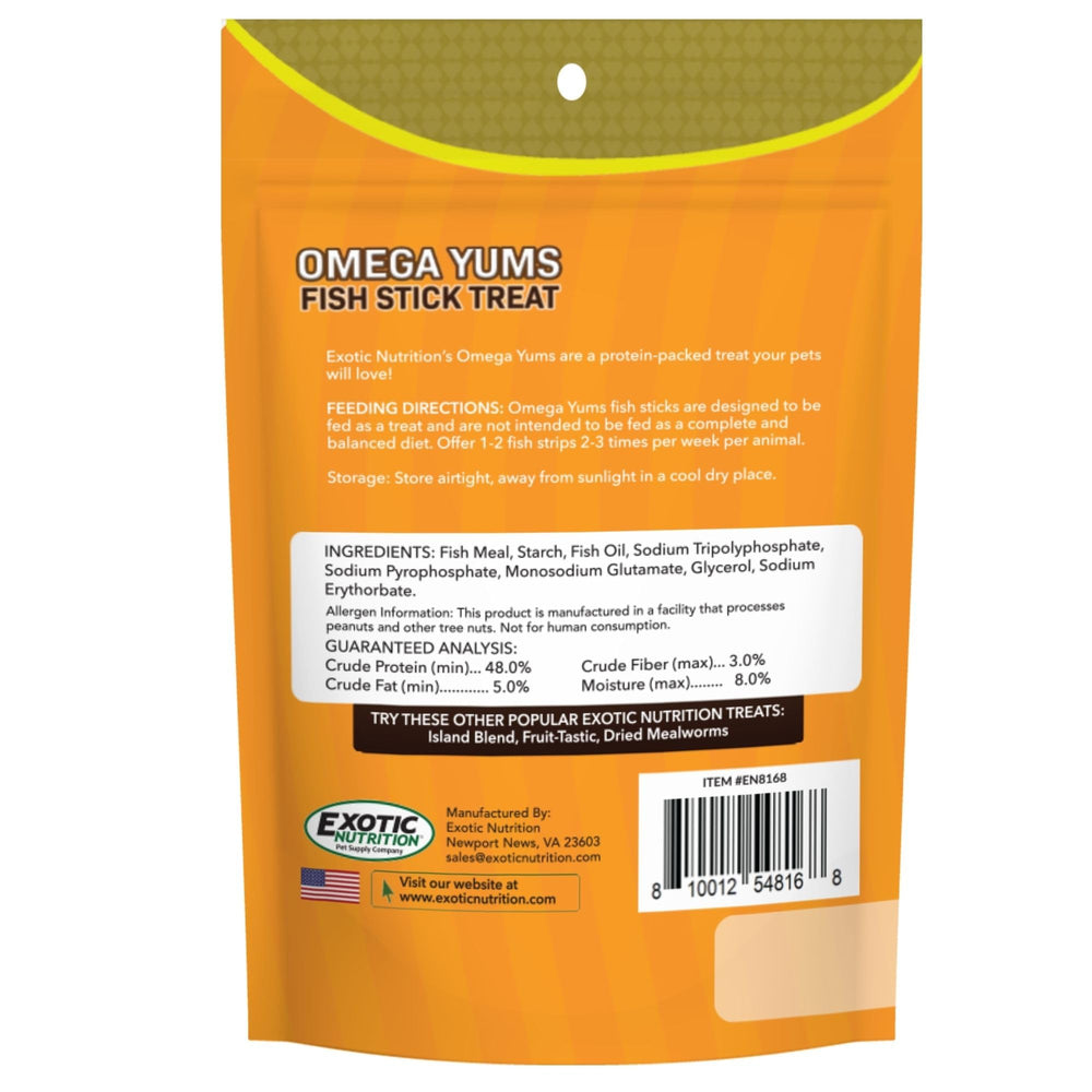 Omega YUMS favorise l'enrichissement comportemental en habitat restreint.