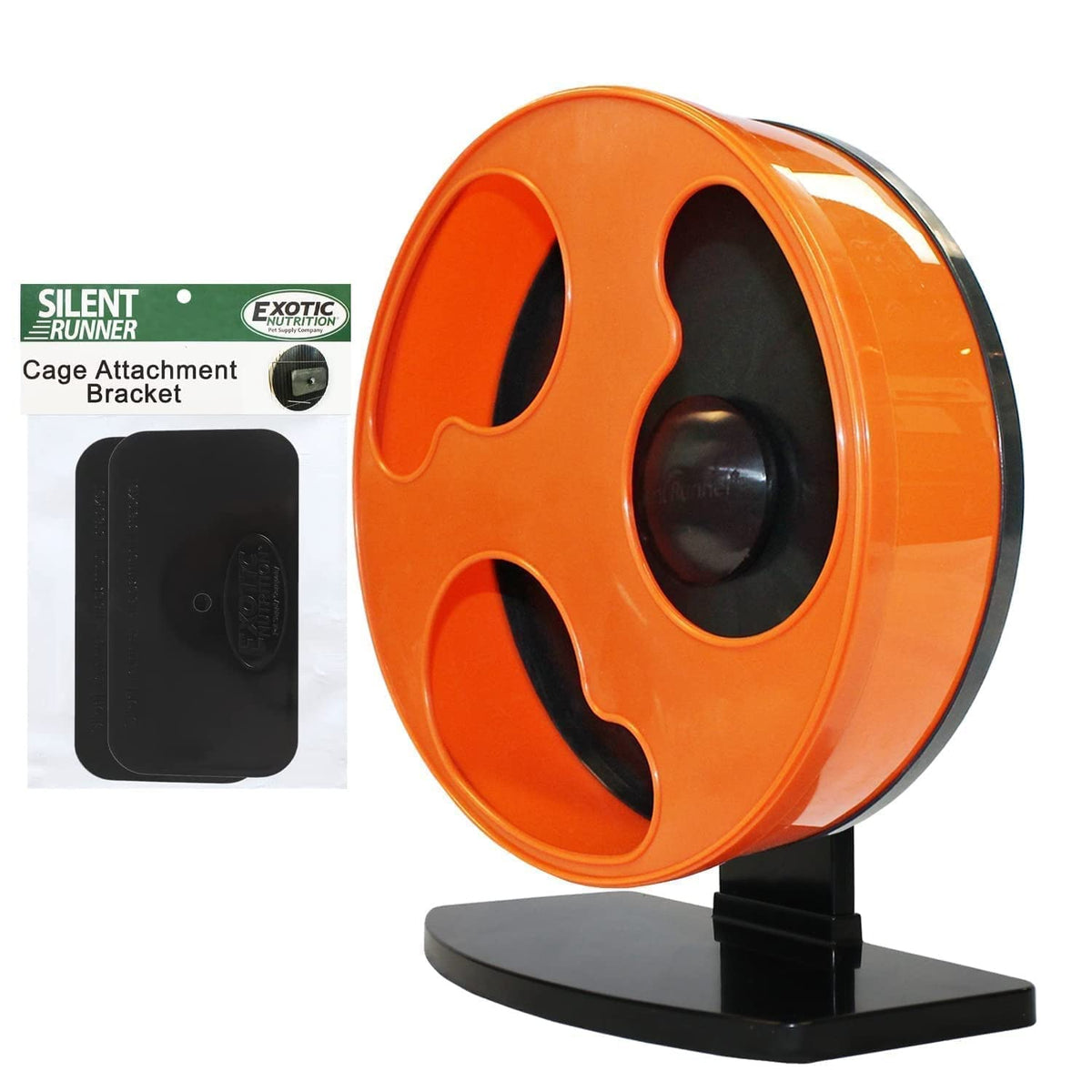 Silent Runner Exotic Nutrition: roue et cage 12 pouces, rotation fluide pour petits animaux.